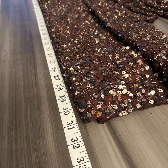 Shail K. Womens Sequin Cocktail Prom Mini Bodycon Dress Long Sleeves Size 2 - Picture 10 of 10